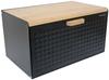 Boîte à pain double face KLAUSBERG KB-7425 noir mat