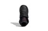 adidas Neo Hoops 2.0 Mid Leather Breathable Mid Top Vintage Basketball Shoes Black White Red Infant And Toddler FY9291