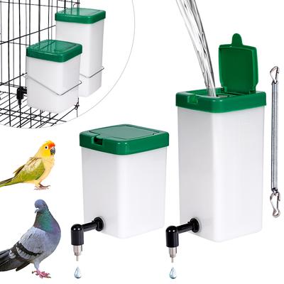 Water Dispenser 500ML 1L Quail Rabbit Drinking Spout Automatic Hangable Hanging Cage Raise Drinking Water Tool Equipment Hamster