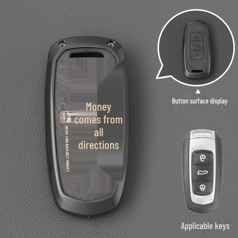

Compatible with Blue Geely Key Cover for Binyue, Boyue, Dihao GL, Binrui, Borui, Ruixing, Ruibao, and Xingyue Car Shells