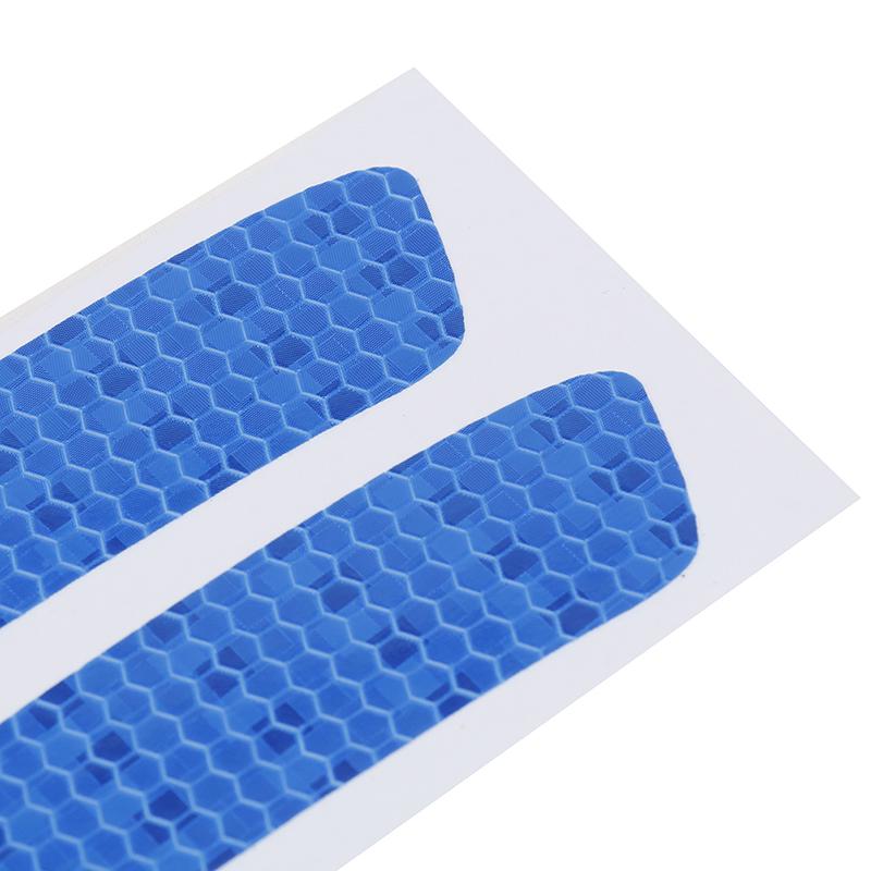 2Pcs Car Bumper Reflective Warning Strip Decal Stickers Auto Accessories
