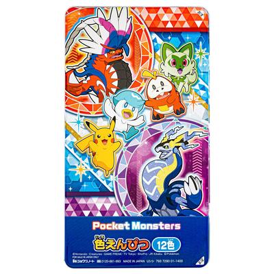 Pokemon Colored Pencils 12 Colors 793729001