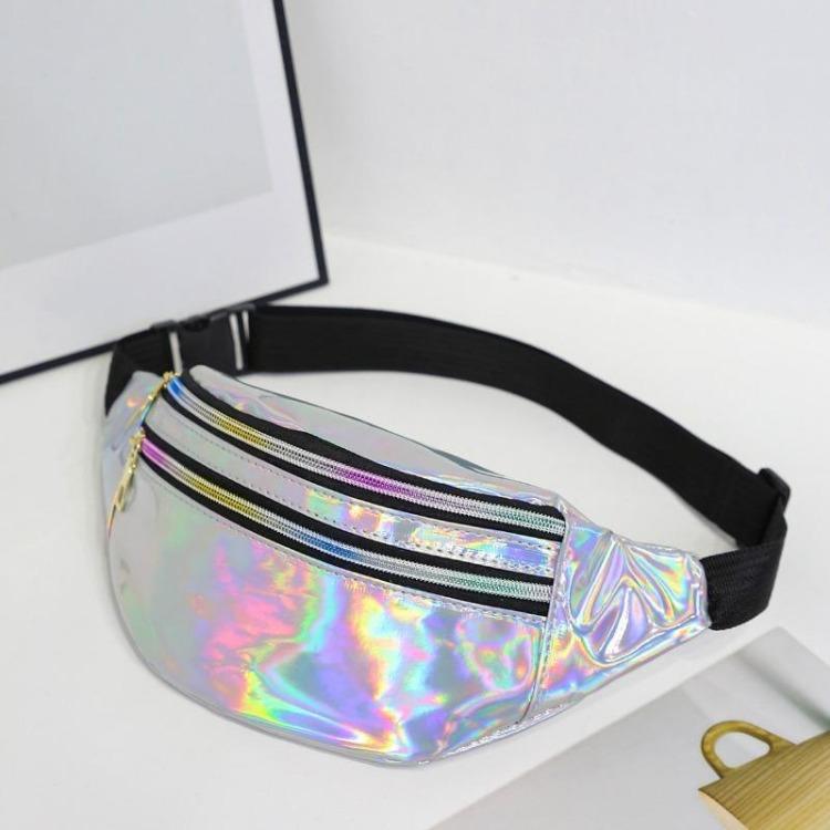 Waist Bag Laser Belt Bag Holographic Fanny Pack Designer Cute Waist Packs Bag Party Travel Fashion Girls Shoulder Glitter