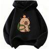 Nieuwe Kawaii Capybara Kinder Hoodie Sweatshirt Schattige Hoody voor Jongens Meisjes Lente Casual Hoodies