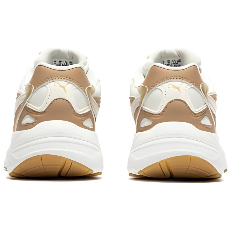 Puma Teveris Nitro Comfortable Retro Shock Absorbing Durable Low Top Lifestyle Casual Shoes Women Sneaker White Yellow 391098-02