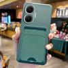 For POCO F7 G POCO F7 Ultra X7 M7 Pro Card Slot Wallet Holder Cover for Redmi Turbo 4 Pro A 4G Matte Soft Silicone Back Case