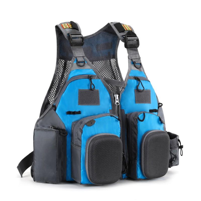Gilet di salvataggio per pesca da adulto PFD Tipo III Galleggiante Kayak Canoa Barche a vela Sicurezza
