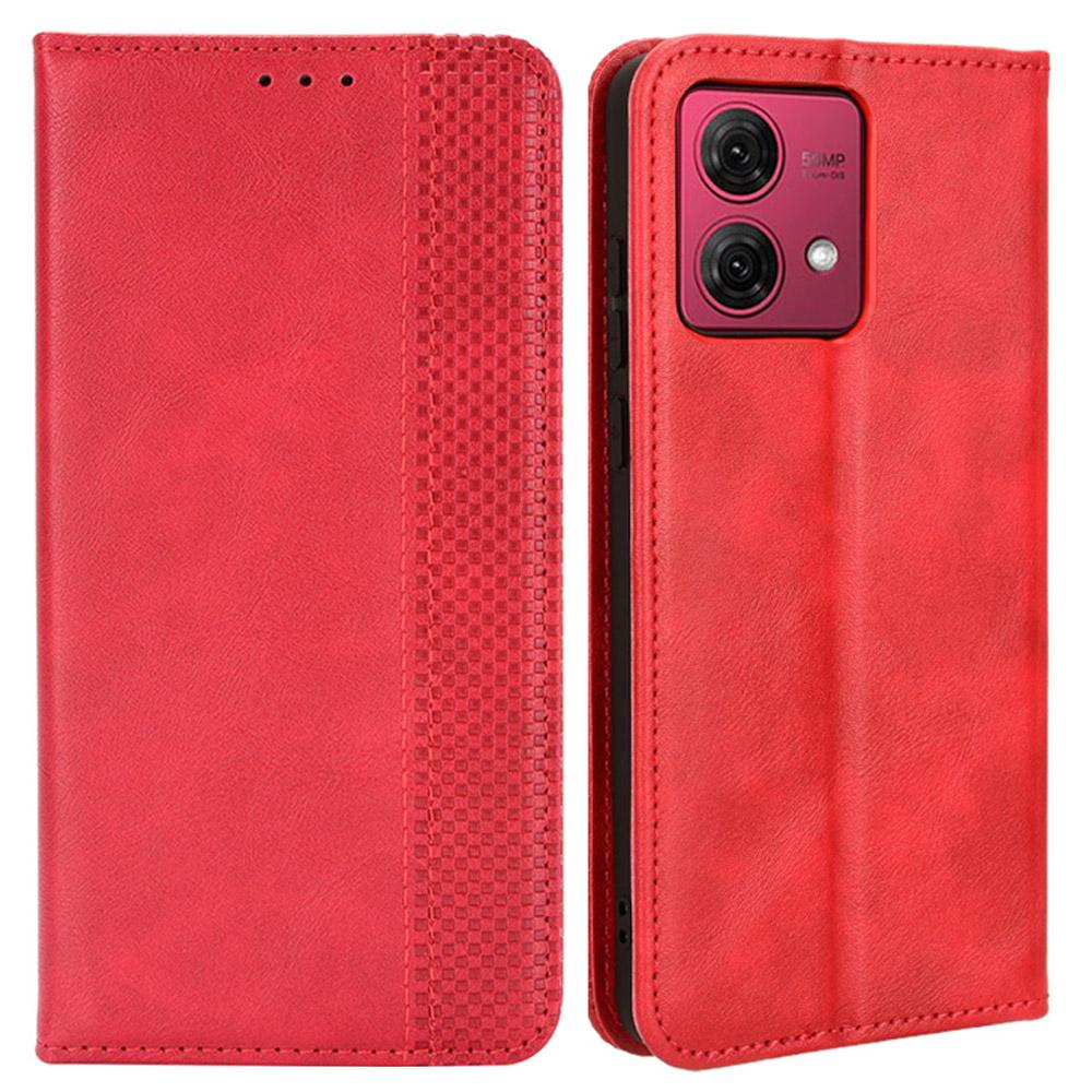 For Motorola Moto G84 5G Case Folding Stand PU Leather Wallet Phone Cover