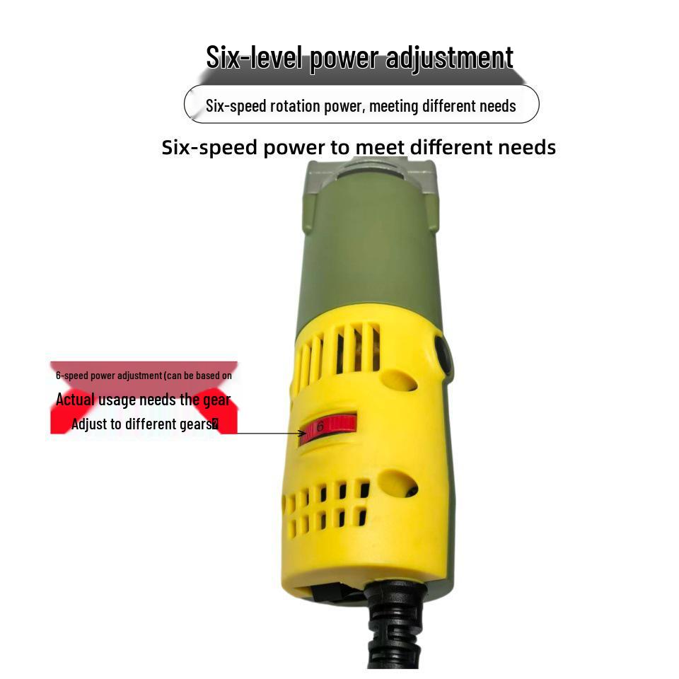 90-Degree Multifunctional Electric Grinder: Seam Polishing, Tile Slotting, and Speed-Control Elbow Tool.