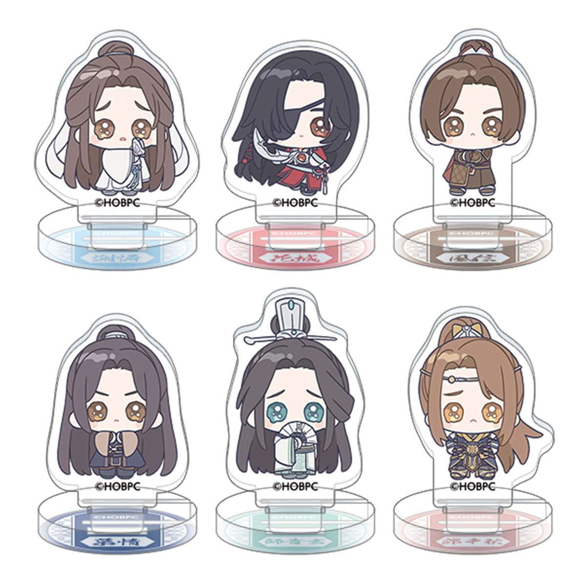 

Tianguan Cifu Chua Star Miniature Acrylic Stand Collection Box [Anime Version] 6-Piece
