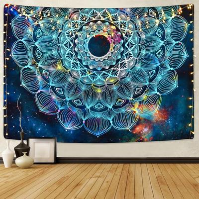 Wall Hanging Tapestry Hippie Psychedelic Tapestry Wall Hanging Mandala Starry Flower Room Dorm Home Decor Boho Decor