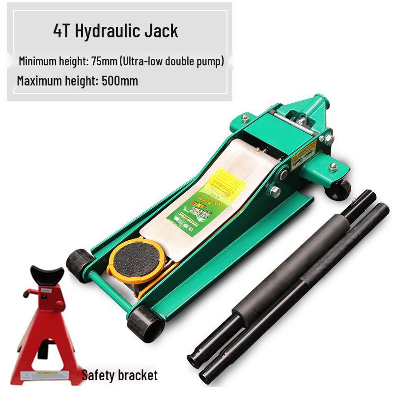 2.5 Ton Heavy Duty Horizontal Hydraulic Jack for SUVs, Off-road & Small Cars