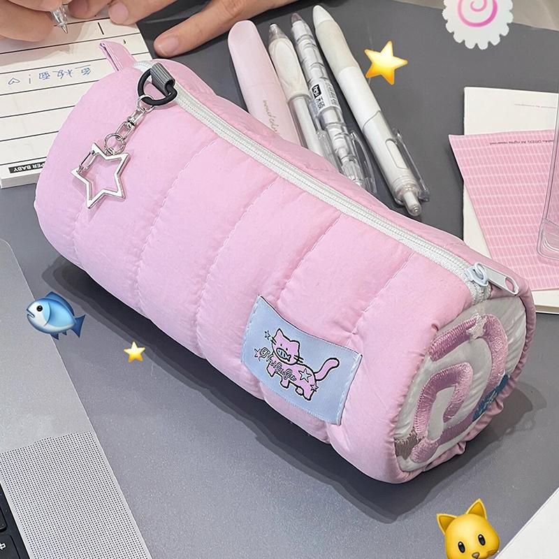 Multifunctional Makeup Pouch Large Capacity Pencil Cases For Women Girls Cute Cartoon Storage Bag Stationery School Supplies