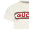 Gucci Kids T Shirts Crew Neck Moderate 610190-XJF87-9247