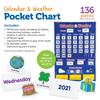 Learning Resources კალენდარი ამინდის ჯიბის სქემა LER 2418 &