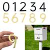 Adesivi Numeri 3D Autoadesivi Segno Targa Numero Porta Stanza Casa per Casa Appartamento Armadio Tavolo Cassetta Postale Numeri Porta 2026