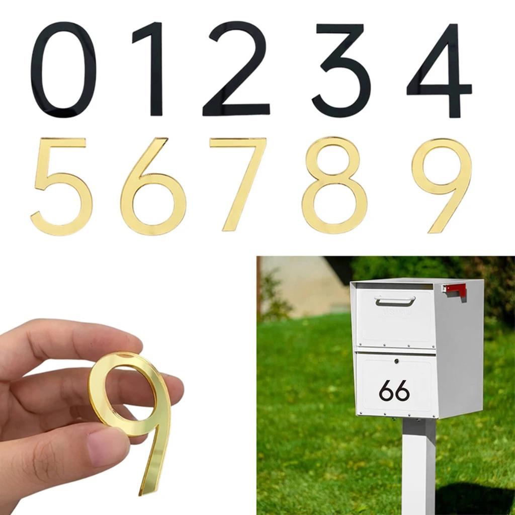 Adesivi Numeri 3D Autoadesivi Segno Targa Numero Porta Stanza Casa per Casa Appartamento Armadio Tavolo Cassetta Postale Numeri Porta 2026