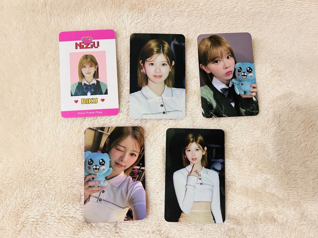 

[USED] NiziU Press Play Trading Card Riku Hearsris