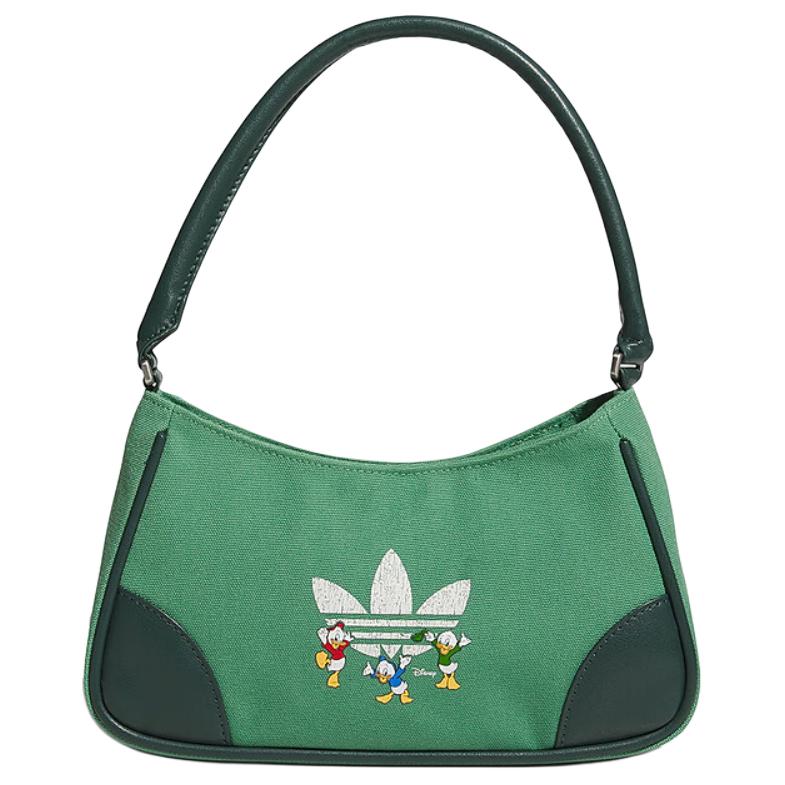 

Adidas Originals × Donald Duck Collaboration Polyester Handbag Shoulder Bag Regular Women s Green Adidas JL7657 зелёный