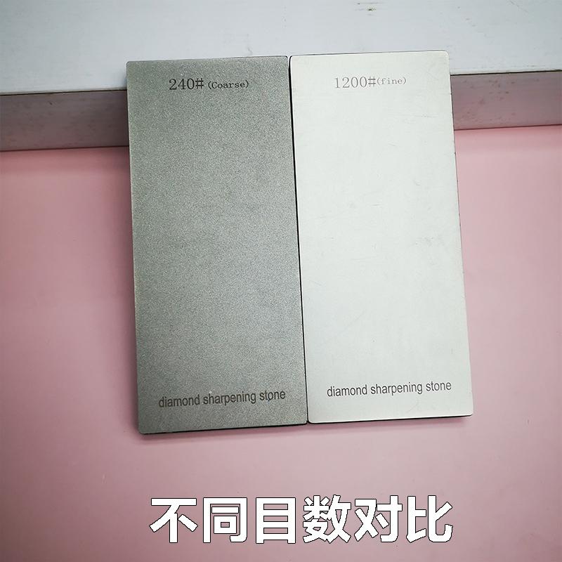 Piatră de ascuțit cu diamant pe ambele părți Ascuțitor de cuțite Granulație 180-1500# Piatră de polizor Unelte cu diamant Polizare fină Piatră de ascuțit 170*75MM