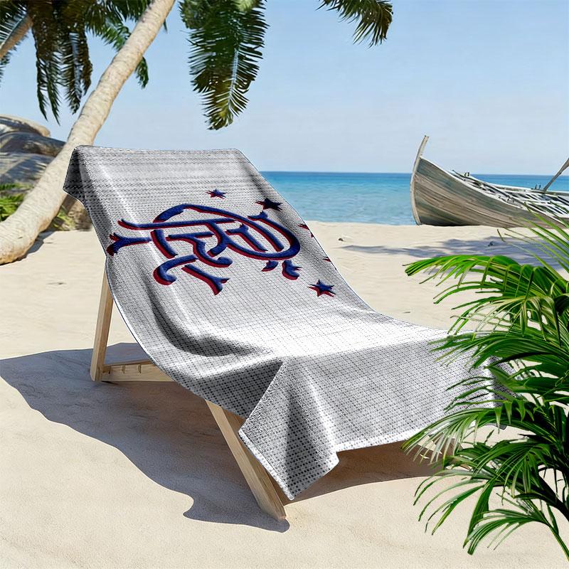Rangers Print Beach Towel, Large Soft Quick Dry Towel for Beach Camping Swimming