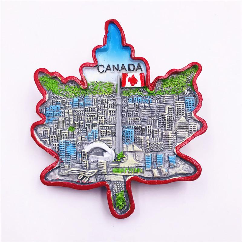 Harz Magnetischer Kühlschrankmagnet - Deutschland, Spanien, Dänemark, USA, Österreich, Kanada, Italien, Australien, Norwegen