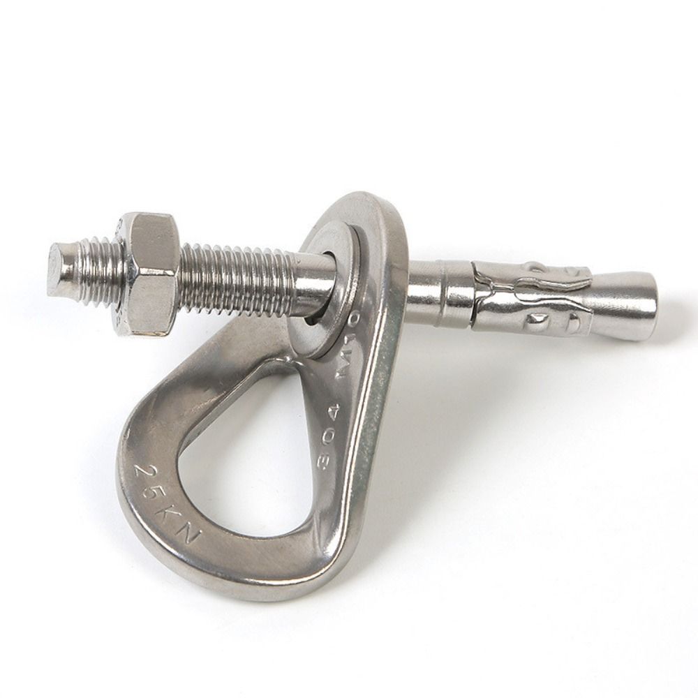 

Hanger Plate Rock Climb Fastening Piton Stainless Steel Rock Climb Nut Mountianeering M8