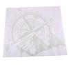 Auto Car Truck Boat Exterior Body Windshield Reflective Sticker Decal - White