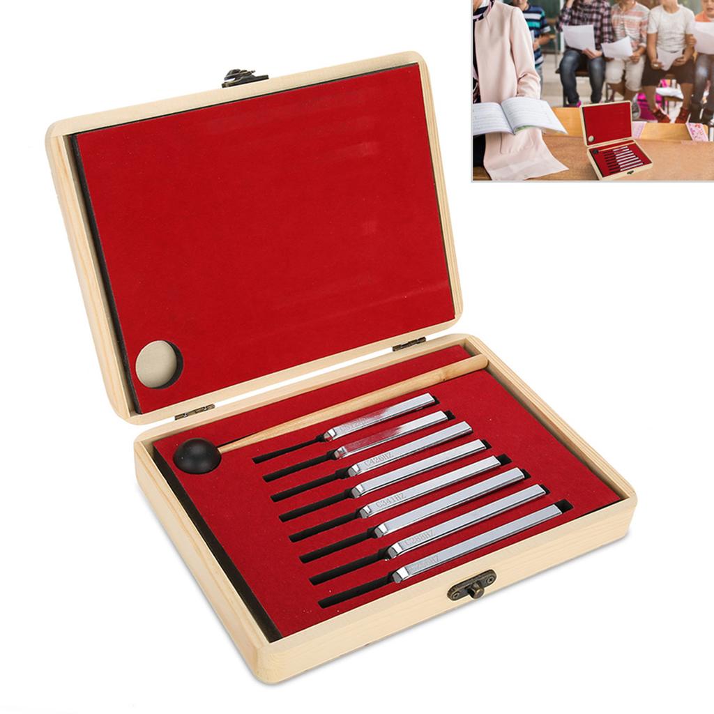 Steel Tuning Fork Instruments Tuning Vibration Health Therapy Tool Set