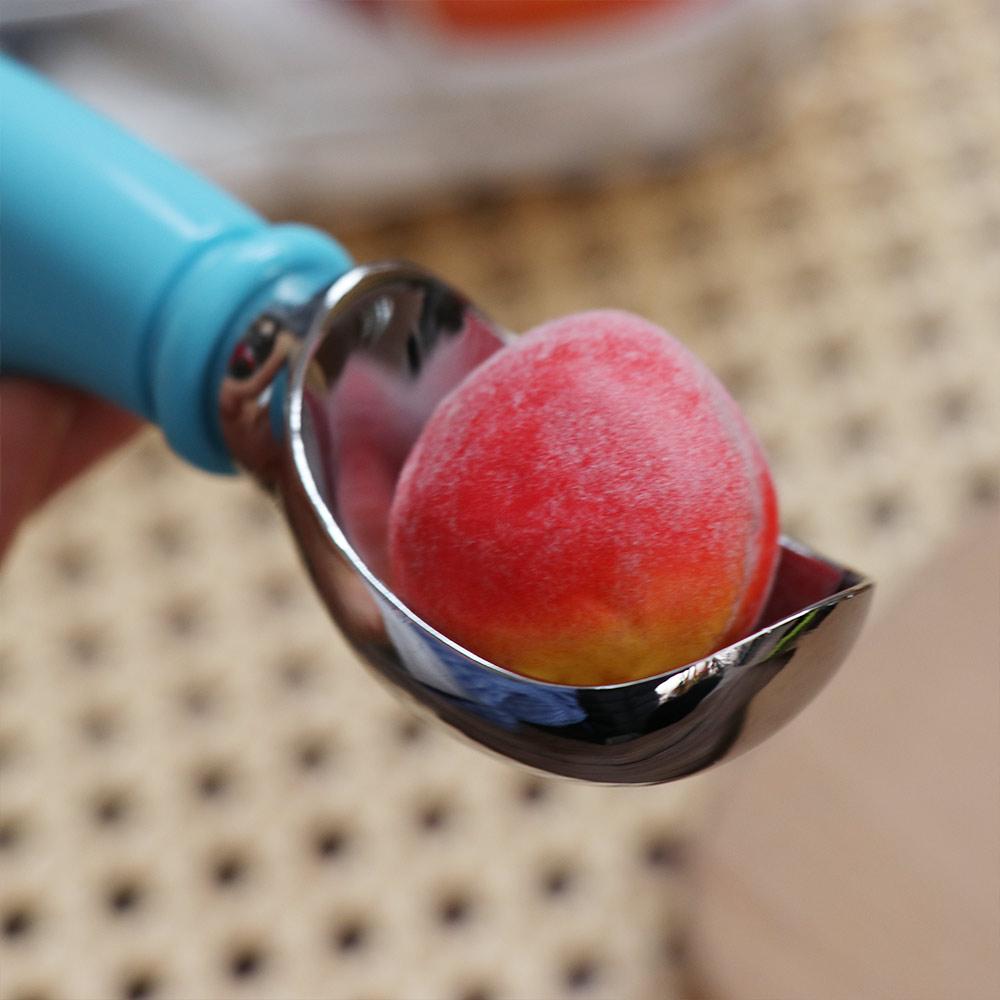 Creative Ice Cream Scoop Ergonomic Handle Ice Cream Ball Digger Kitchen Supplies
