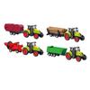 Farm Tractor Truck Toy Play Vehicle Engineer Car Friction Powered Push and Go for Children Ages