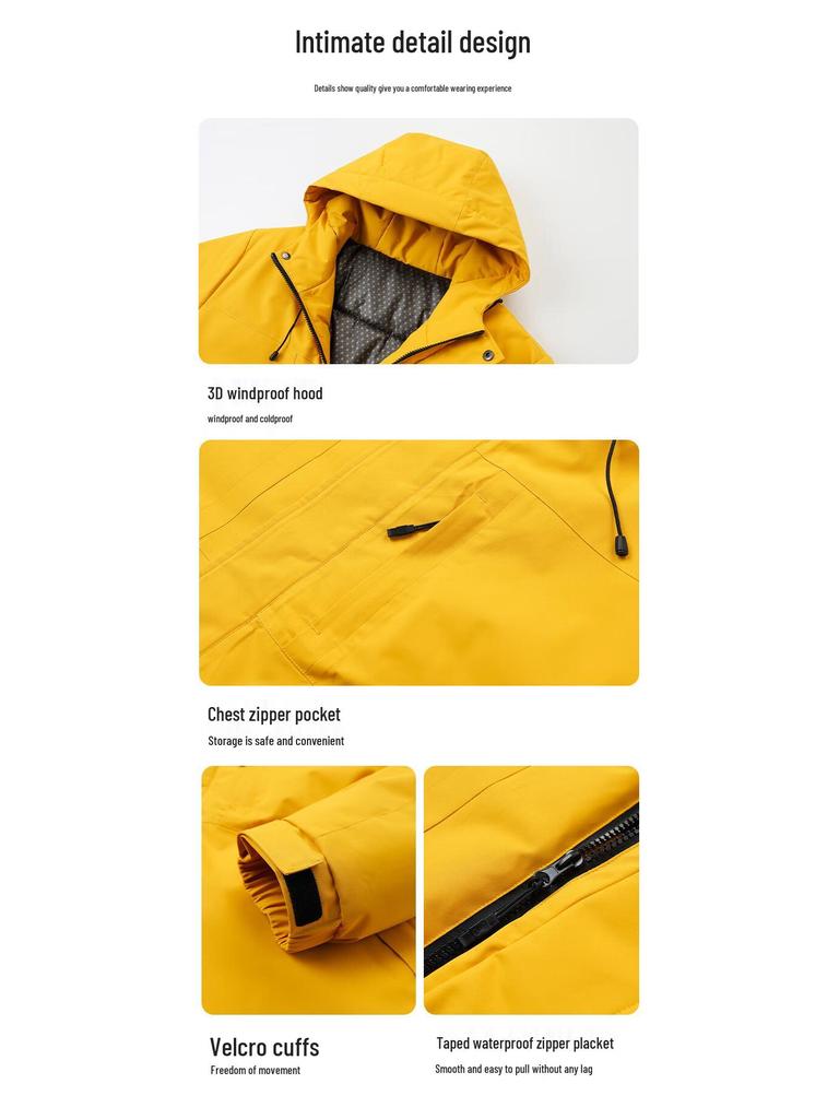 JEANSWEST Unisex Winter Graphene Padded Jacket