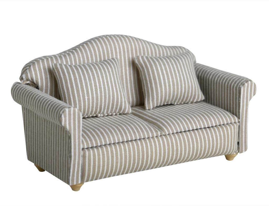 starPG Dollhouse Scenery Series Scale Miniature Wooden Furniture Sofa 1/12 (Double (A))