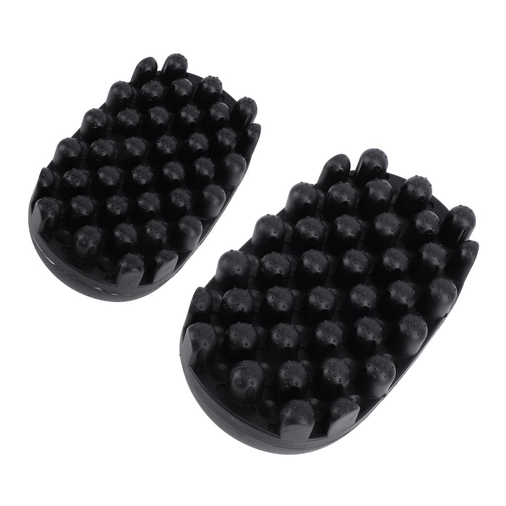 2pcs Rubber Curling Hair Brush Large and Small Size Washable Twist Curl Comb Hair Styling Tool
