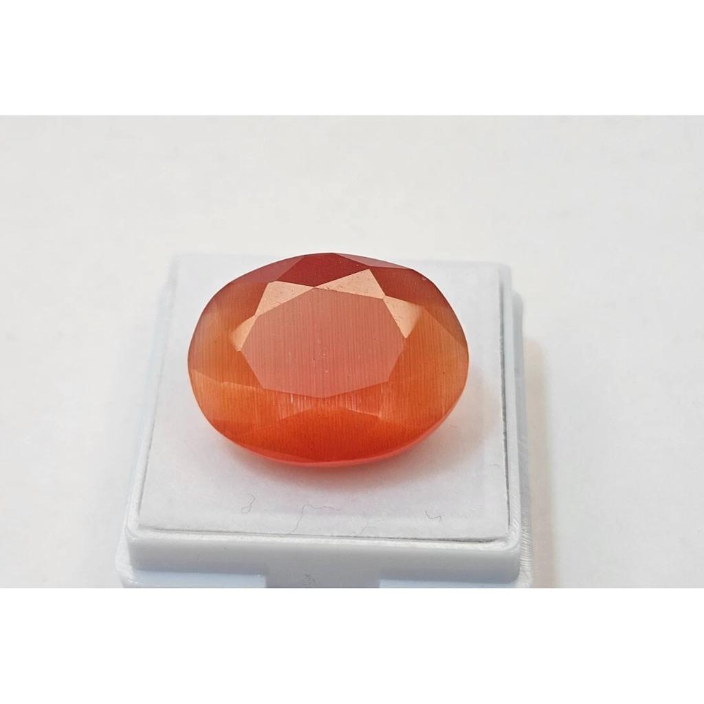 Natural Sunstone Orange 18+ Ct Oval Cut Certified Stunning Loose Gemstone