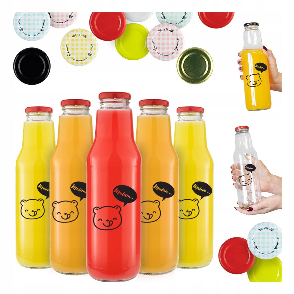 40X Butelki Kubuś 750Ml Z Nadrukiem Butelki Na Sok Wodę Syrop Soki Mleko