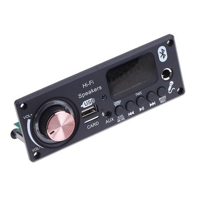 לוח פענוח MP3 BT DC 12V רכב אודיו MP3 מפוענח BT 5.3 ללא מגבר USB TF מודול רדיו FM מסך צבעוני נגן MP3