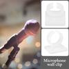 10Pcs Adjustable Square Microphone Bracket Clip Wall Mounted Desk Mic Holder for Home Studio Recording Meeting Karaoke Use