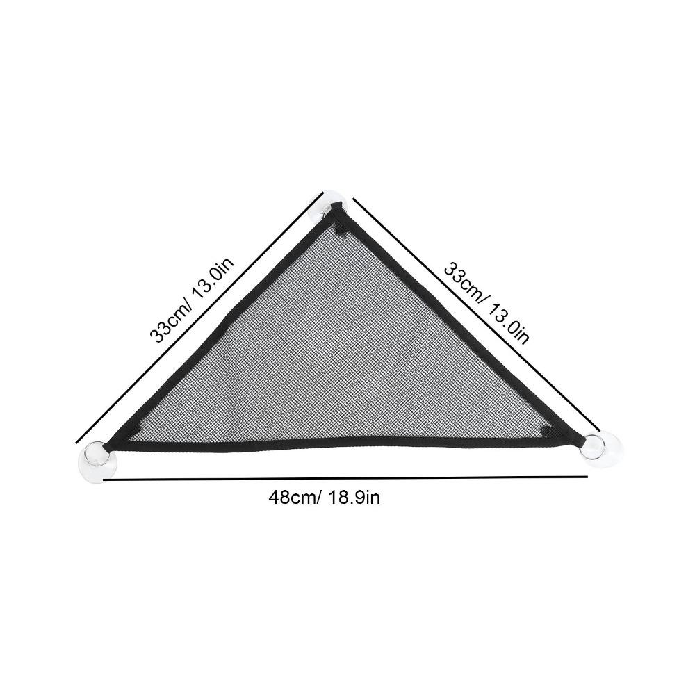 2pcs Nylon Lizard Hammock Black Lizard Hanging Bed Portable Reptile Hammock Terrarium Use