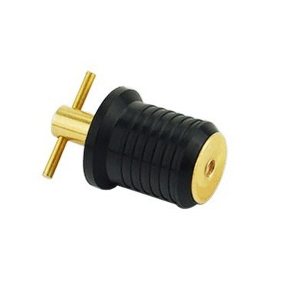 Brass + Rubber Yacht Hull/Livewell/Baitwell Plug Turn-tite Plug