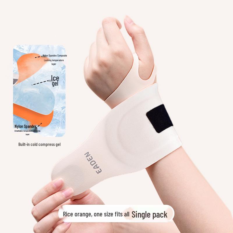 Wrist Support Gel Ice Pack for Sprain, Injury & Pain Relief