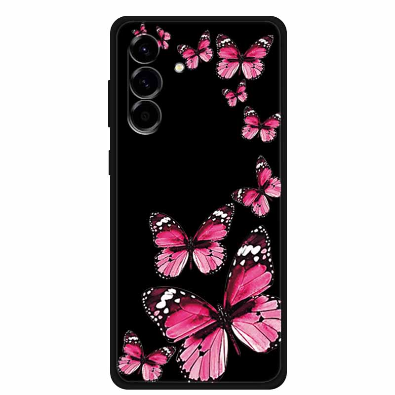 PhoneCase For Samsung Galaxy S26 Coque Fashion TPU Black Silicone Soft Back Cover for Galaxy S26 Case Shell Funda Military grade Samsung Galaxy S26