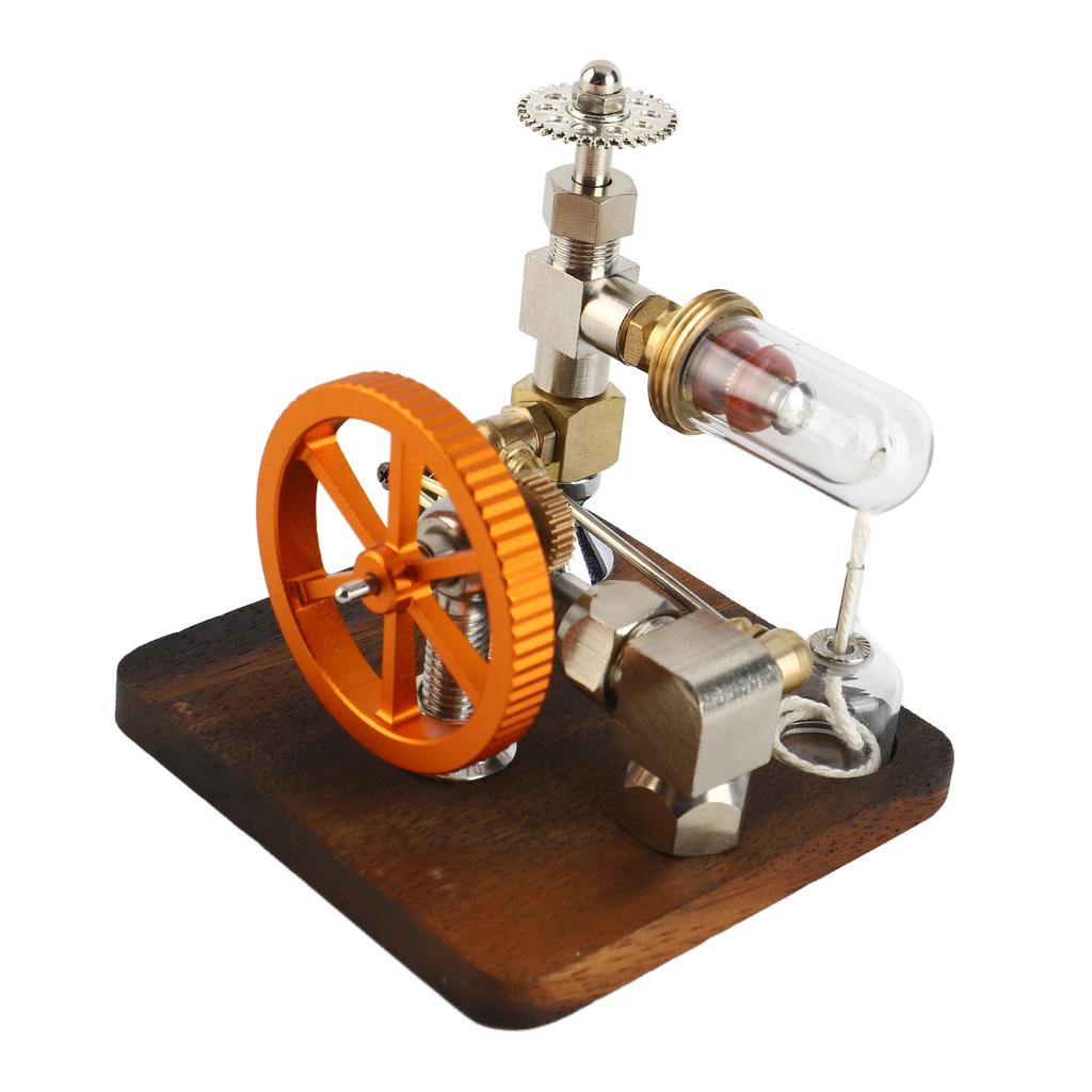 Stirling Engine Free Piston Adjustable Speed Educational Electricity Generator for Mechanical