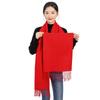 Customized Red Scarf with Logo and Embroidery for Events and Reunions