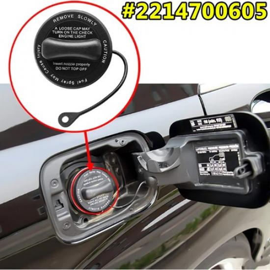 Genuine For Mercedes Benz Fuel Gas Tank Filler Cap With Strap OEM 2214700605