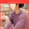 French Style Floral Blouse With Modale Fabric And Ruffle Sleeves For Casual Wear