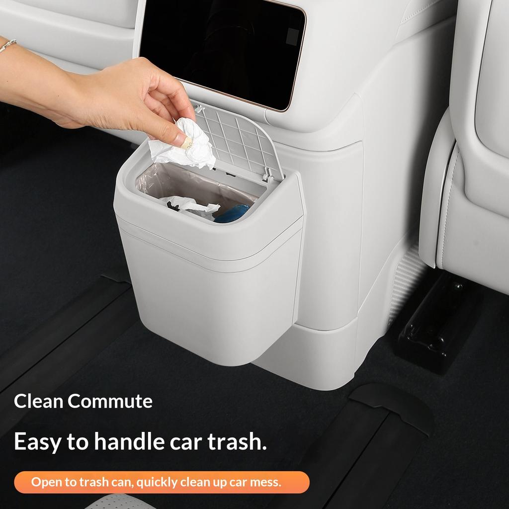 Fit For LYNK & Co 900 2025+ Car Specialized Trash Can Rear Refrigerator Anti Kick Pad Protective Cover Interior Modification