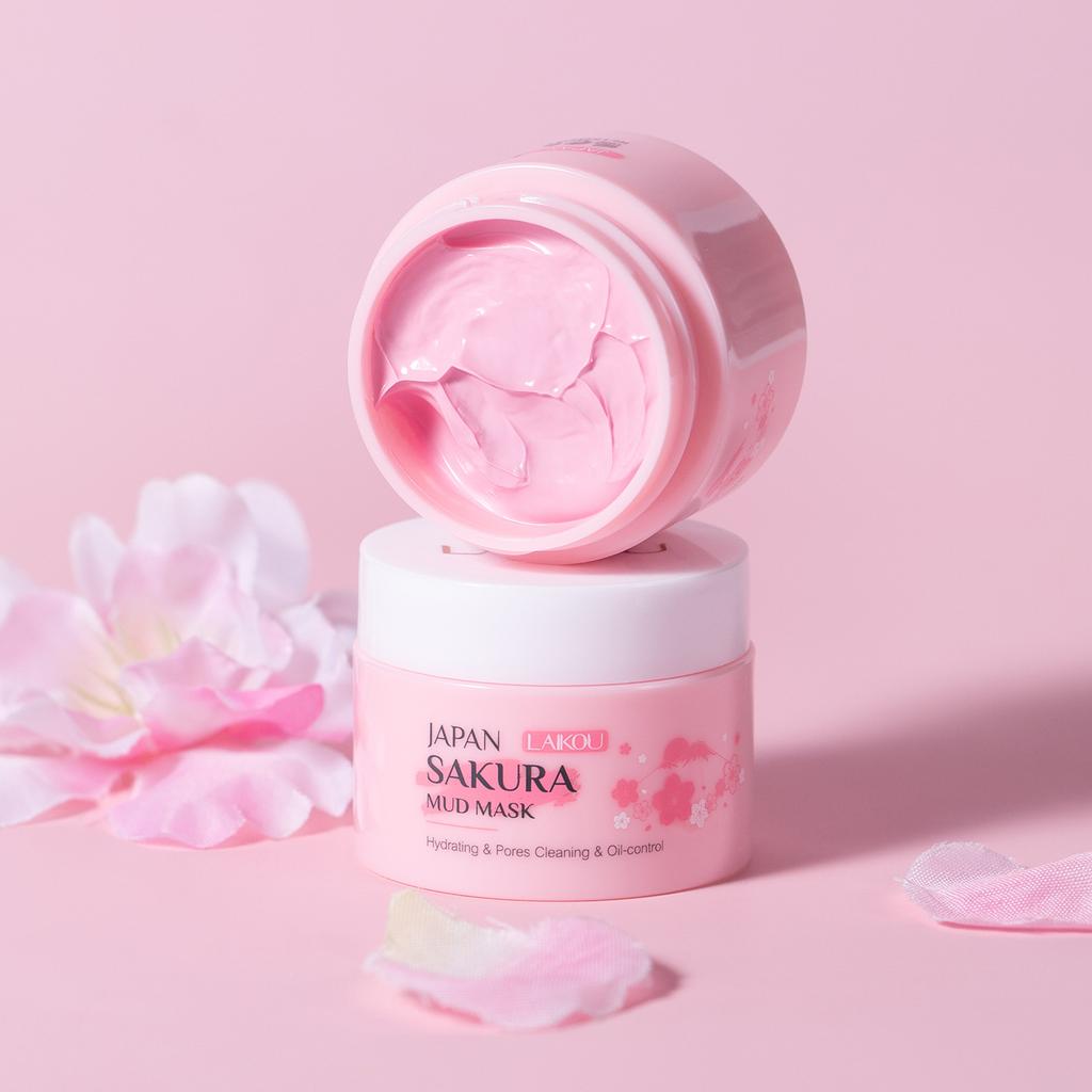 Sakura Maske Zur Gesichtsreinigung Maske Mitesserentferner Mascara Hautpflege Gesichtsmaske Ölkontrolle Porenverfeinerung Hautpflege Maske