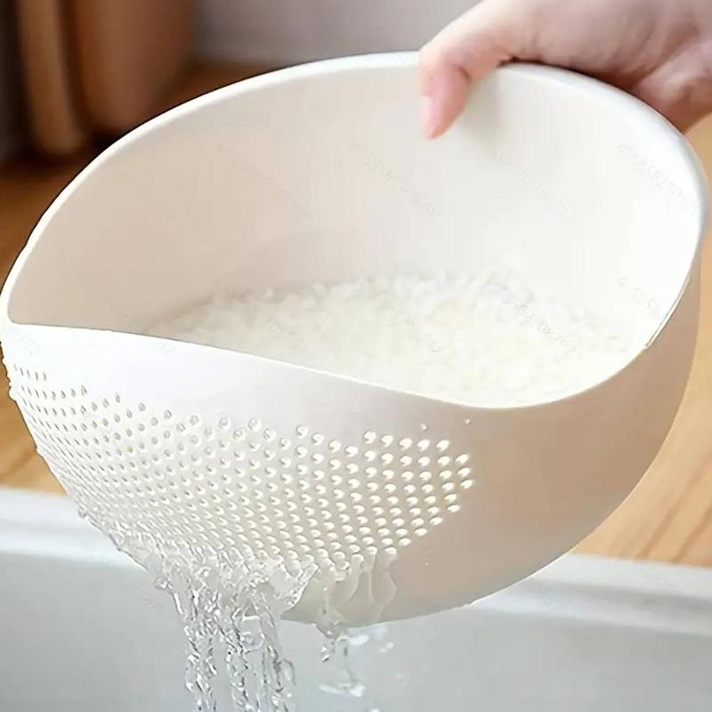 Multifunctional Rice Washer: Rice Sieve, Rice Bowl, Rice Strainer, Colander, Drainer for Kitchen