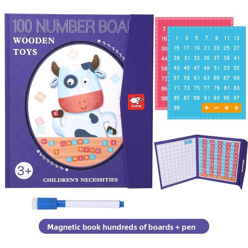 

Learning Magnetic Number Board Kids Educational Math Toy Home Classroom Gift